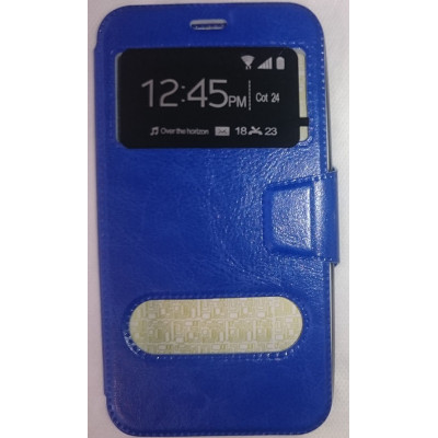 Кн Бокова Samsung J500 J5 з віконцем Blue