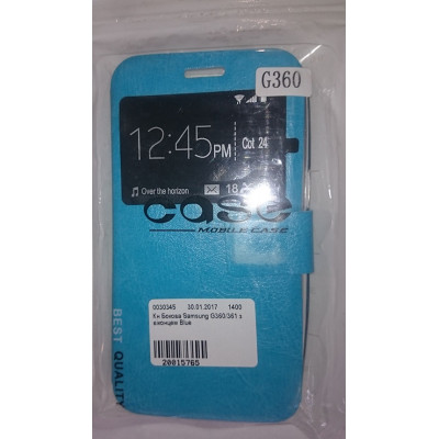 Кн Бокова Samsung G360/361 з віконцем Blue