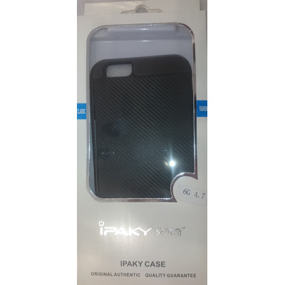Бампер iPhone 6 Metal Plating iPaky Black
