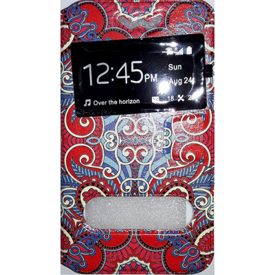 Кн Бокова Універс з віконцем 3.8 - 4.3* Mix Color Узори Red