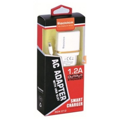 СЗУ Reddax RDX-012 microUSB 1200 mAh White