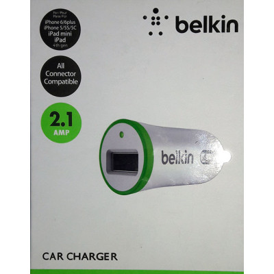 АЗУ Belkin 1USB 2100 mAh без кабеля White