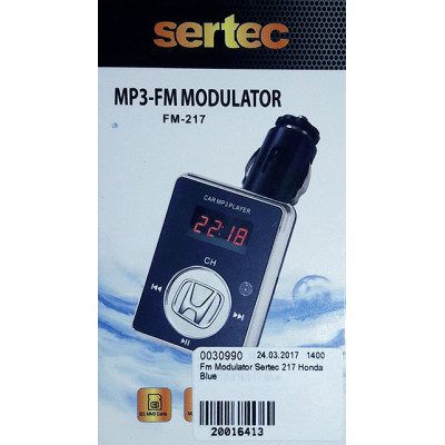Fm Modulator Sertec 217 Honda Blue