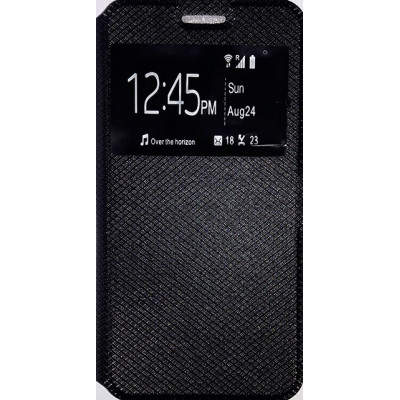 Кн Бокова Samsung J210 J2 2016 з віконцем Wise Black