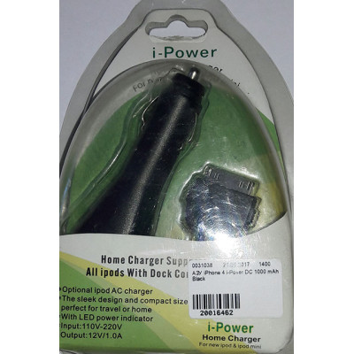 АЗУ iPhone 4 i-Pover DC 1000 mAh Black