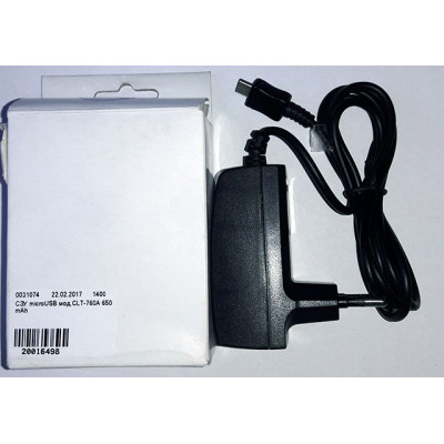 СЗУ microUSB мод.CLT-760A 650 mAh