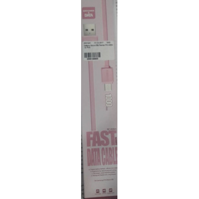 Кабель MicroUSB Remax RC-008m 1м Pink