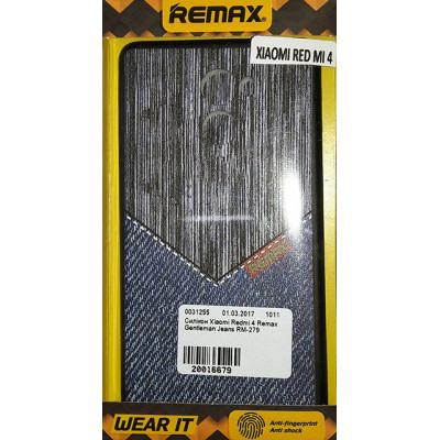 Бампер Xiaomi Redmi 4 Remax Gentleman Jeans RM-279