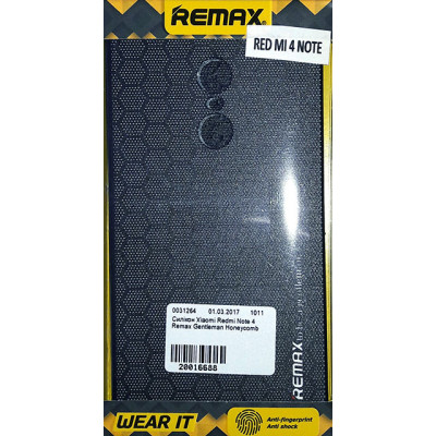 Бампер Xiaomi Redmi Note 4 Remax Gentleman Honeycomb