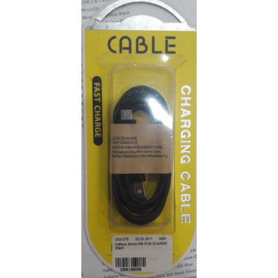 Кабель MicroUSB ECB-DU4AWE Black