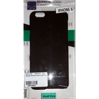 Бампер iPhone 6 Honor Umatt Black