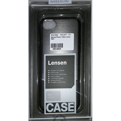 Бампер iPhone 7 Nillkin Lensen Black