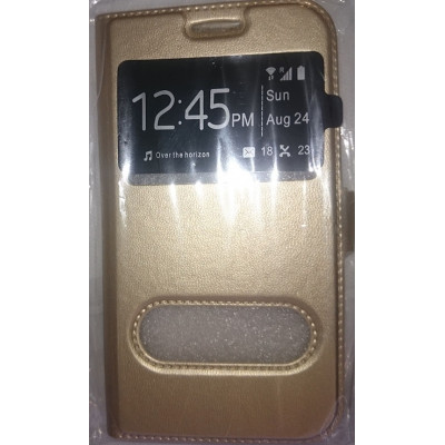 Кн Бокова Samsung J710 J7 2016 з віконцем Gold