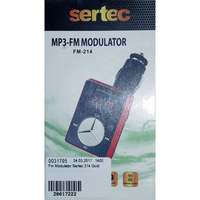 Fm Modulator Sertec 214 Mersedes-Benz Gold