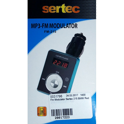 Fm Modulator Sertec 215 BMW Red