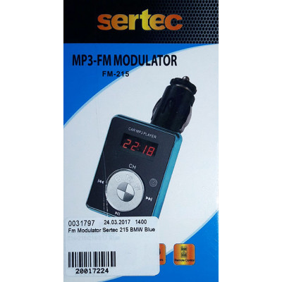 Fm Modulator Sertec 215 BMW Blue