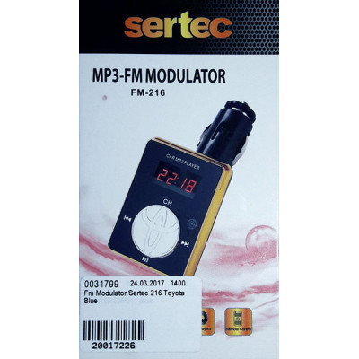 Fm Modulator Sertec 216 Toyota Blue