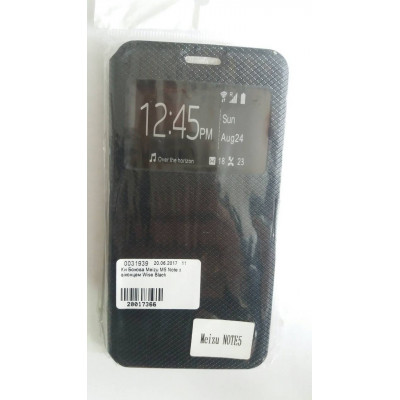 Кн Бокова Meizu M5 Note з віконцем Wise Black