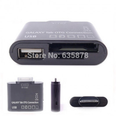 Адаптер OTG Tab1000 - USB SD-TF White