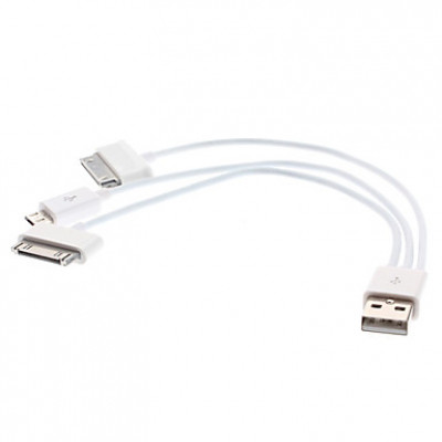 Перехідник USB- microUSB/Samsung TAB P1000 White