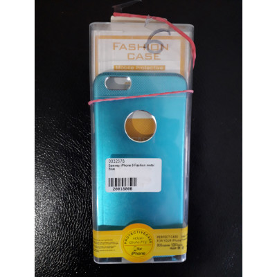 Бампер iPhone 6 Fashion Metal Blue