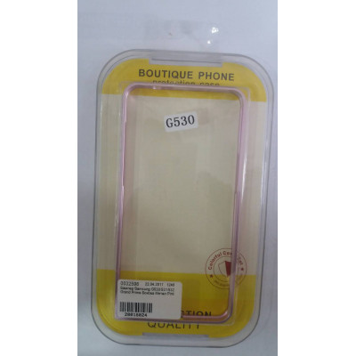 Бампер Samsung G530/531/532 Grand Prime Бокова Метал Pink