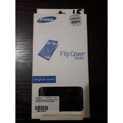 Кн Бокова Samsung G530/531/532 Grand Prime Flip Cover з віконцем Black