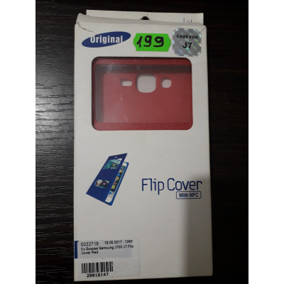 Кн Бокова Samsung J700 J7 Flip Cover Red