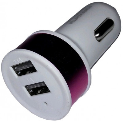 АЗУ 2USB 2.1/1.0 A без упаковки White-Silver