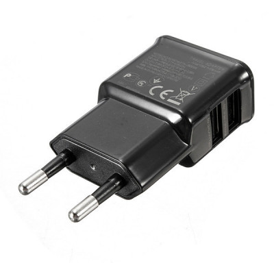 СЗУ 2USB 2100 mAh без упаковки Black