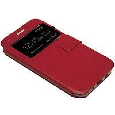 Кн Бокова Samsung G360/361 Flip Cover з віконцем Red
