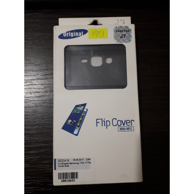 Кн Бокова Samsung J700 J7 Flip Cover Blue