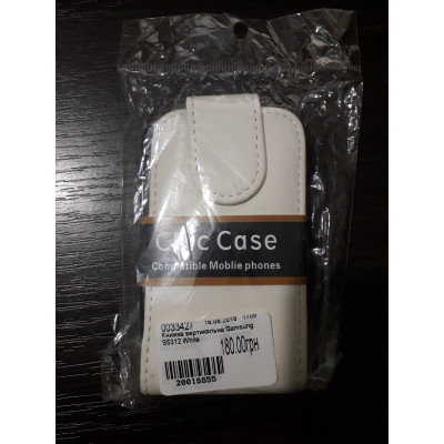 Книжка вертикальна Samsung S5312 White