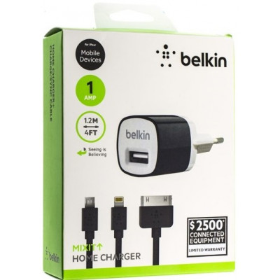 СЗУ Belkin USB 1000 mAh iPhone 5/6 Black