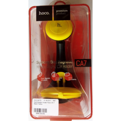 Автотримач Holder Hoco CA-7 Black-Yellow