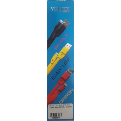 Кабель MicroUSB Voltex Easy Red
