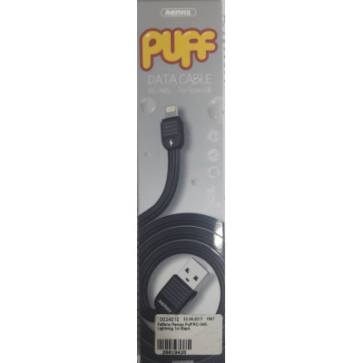 Кабель Remax Puff RC-045i Lightning 1m Black