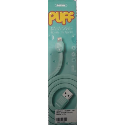 Кабель Remax Puff RC-045i Lightning 1m Blue