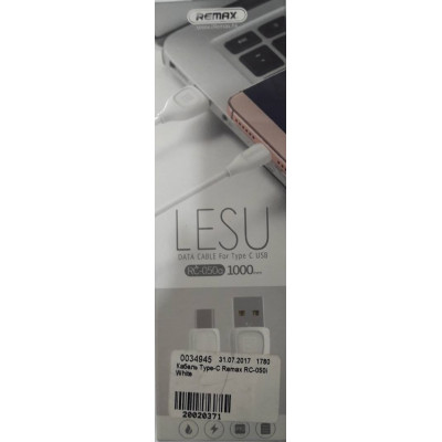 Кабель Type-C Remax RC-050i White