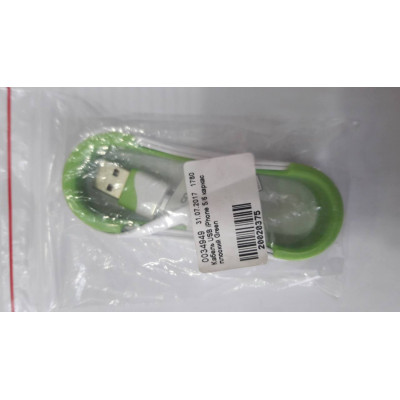 Кабель USB iPhone 5/6 каркас плоский Green