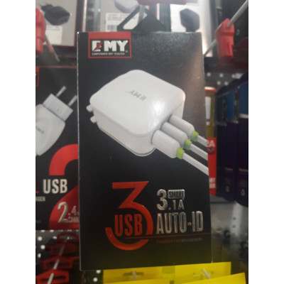 СЗУ EMY Micro MY-225 3,1A White