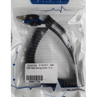 USB Cable Spring mocro 1.2 m