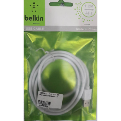 Кабель MicroUSB Belkin 1.2m