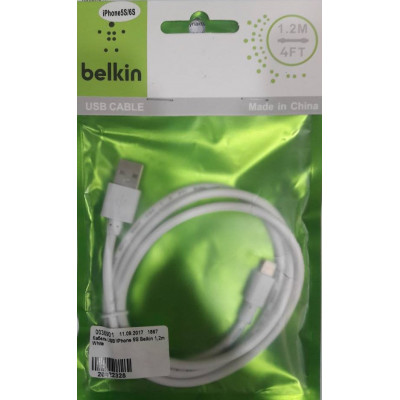 Кабель USB iPhone 5S Belkin 1,2m White