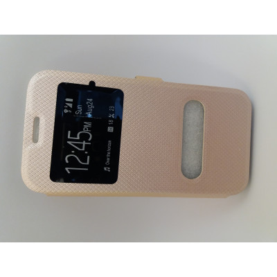 Кн Бокова з віконцем Modern  Samsung J5 (2017)/J530   Gold