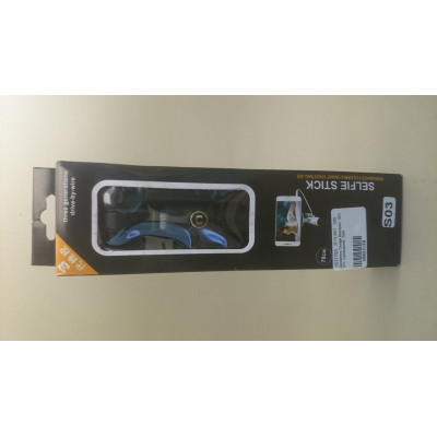 Держатель Селфи Monopod   S03 mini  (проводной)  Gold