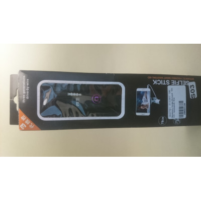 Держатель Селфи Monopod   S03 mini  (проводной)  Blue