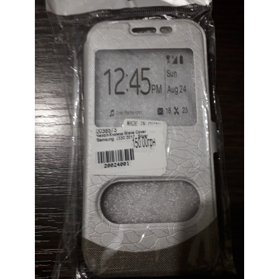 Чехол-Книжка Wave Cover  Samsung  J330 2017   Silver