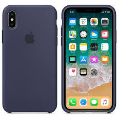 Силикон Original Case  iPhone X  Blue