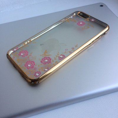 Силікон Стрази-квіти iPhone 5 Beckberg